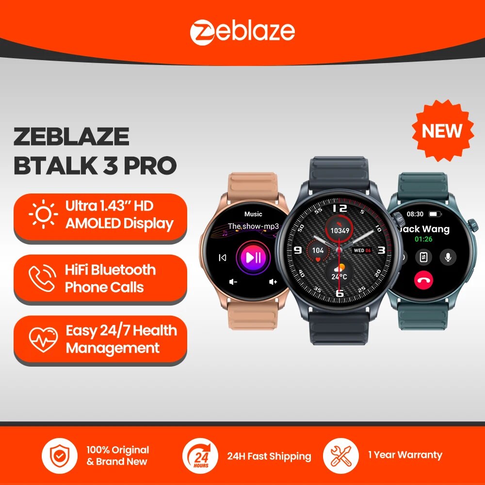 Smartwatch Face - Новые умные часы Zeblaze Btalk 3