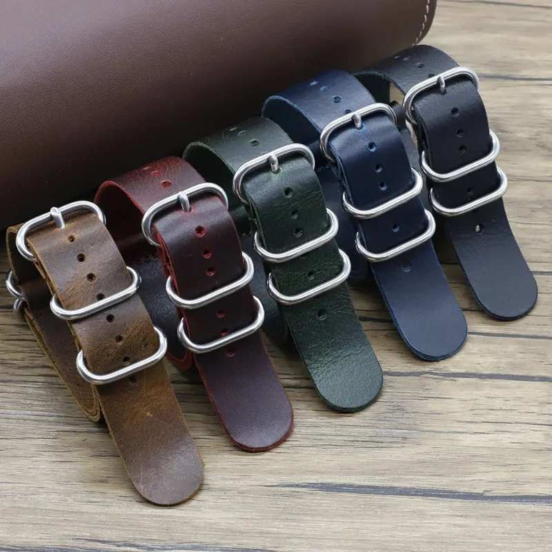 Nylon Nato Strap - Винтажные ремешки для часов из натуральной