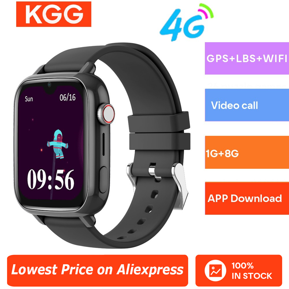 Smartwatch Touch - Смарт-часы 4G, детские видеовызовы, SOS-камера, монитор,