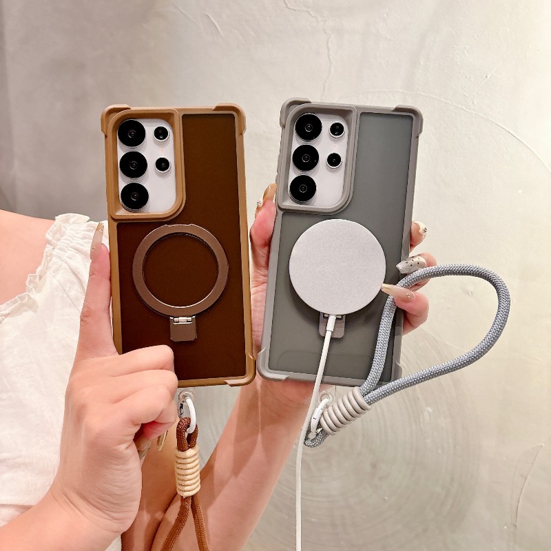 Magnetic Charging Stand - Роскошный комплектный ремешок для телефона с
