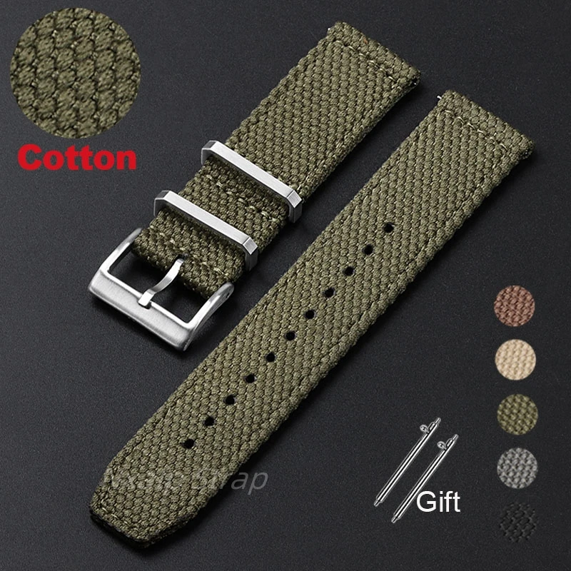 Нейлоновый хлопковый ремешок д – обзор и цена Nylon Nato Strap